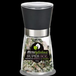Štýlový a zdravý darček za 15,99€ ! Mlynček Mikrobylinková SUPER SOĽ 12+ 150g
