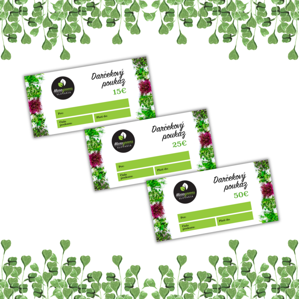 Darčeková poukážka Mikrobylinky