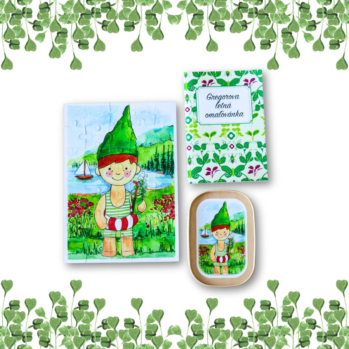 Gregorove letné detské puzzle